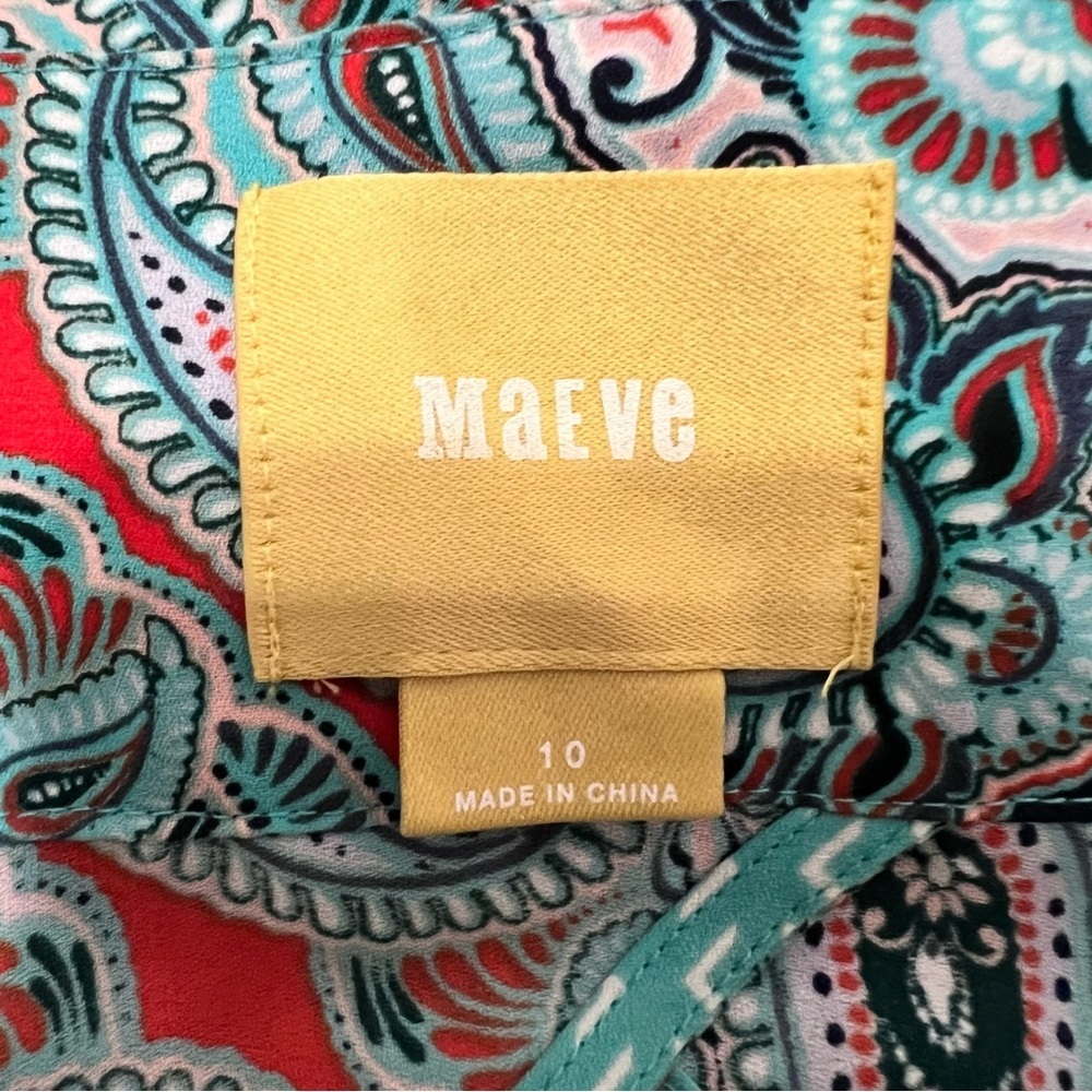 Anthropologie Maeve Canyon Creek Turquoise Dress - Picture 10 of 16